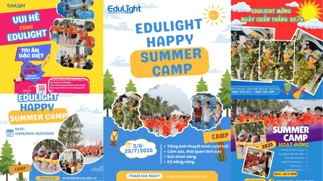 Trung Tâm Đào Tạo Kỹ Năng - Trại Hè Bán Trú Kỹ Năng Edulight - Thanh Xuân