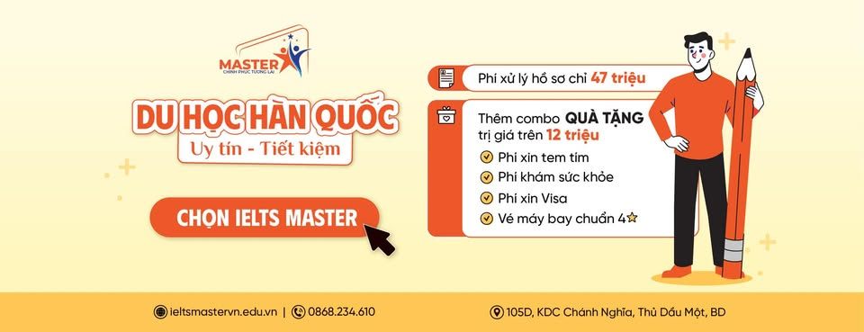 Trung tâm Tư vấn du học Hàn Quốc Master - Thủ Dầu Một
