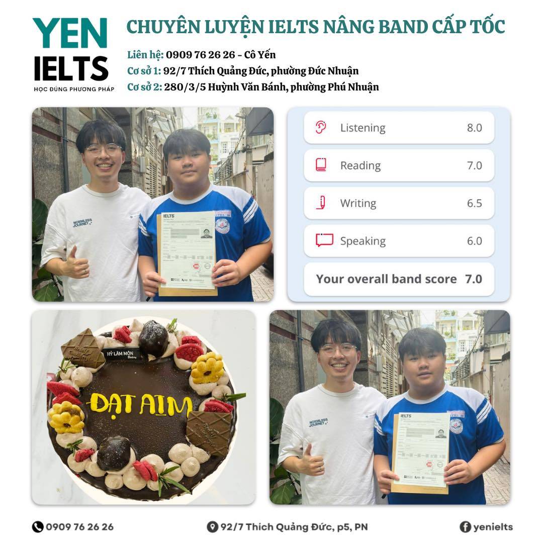 Trung tâm Yến IELTS - Phú Nhuận