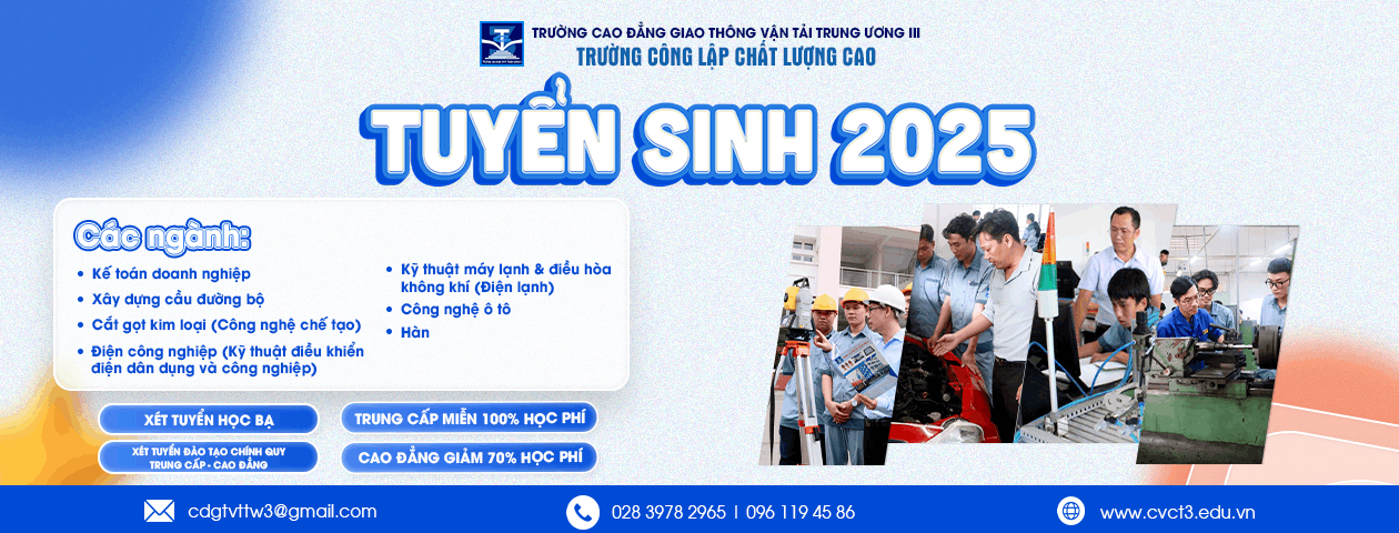 Trường Cao Đẳng Giao thông vận tải Trung ương III (CVCT3) - Phú Thọ Hoà