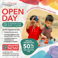 Trường EtonHouse E-Maison International Pre-School, Reggio Inspired - Thảo Điền