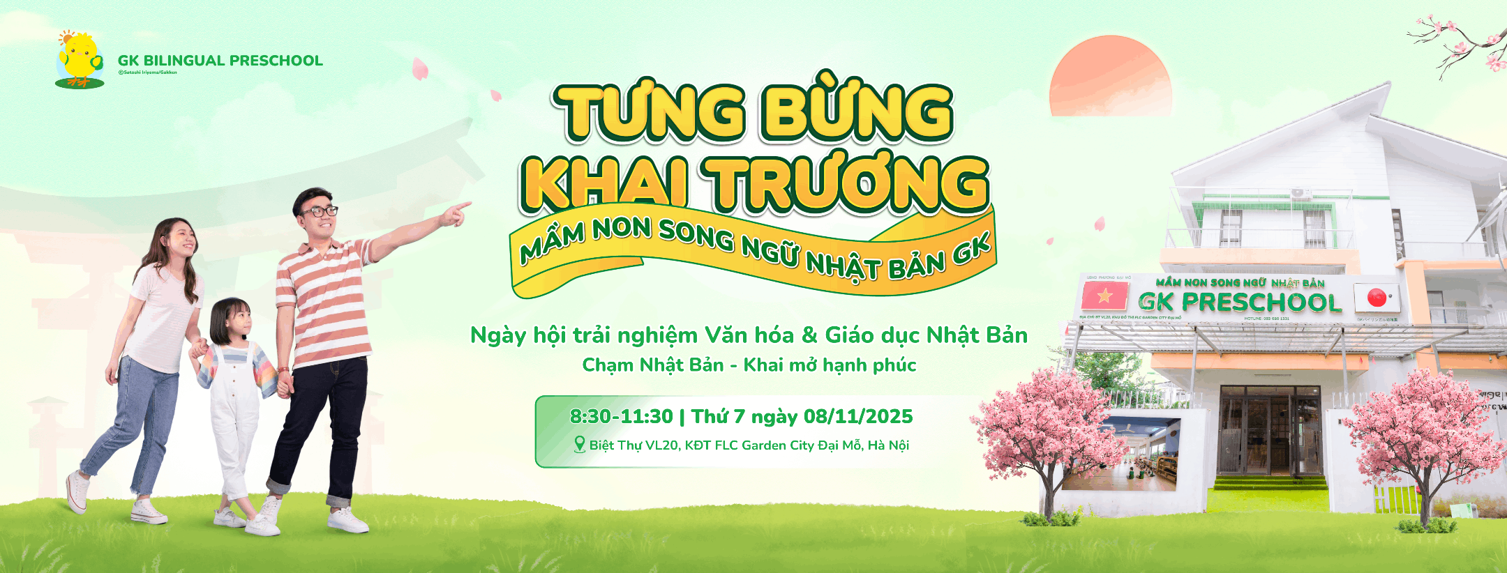 Mầm non Song ngữ Nhật Bản GK - FLC Đại Mỗ
