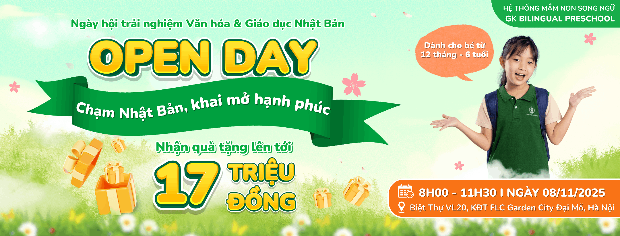 Mầm non Song ngữ Nhật Bản GK - FLC Đại Mỗ