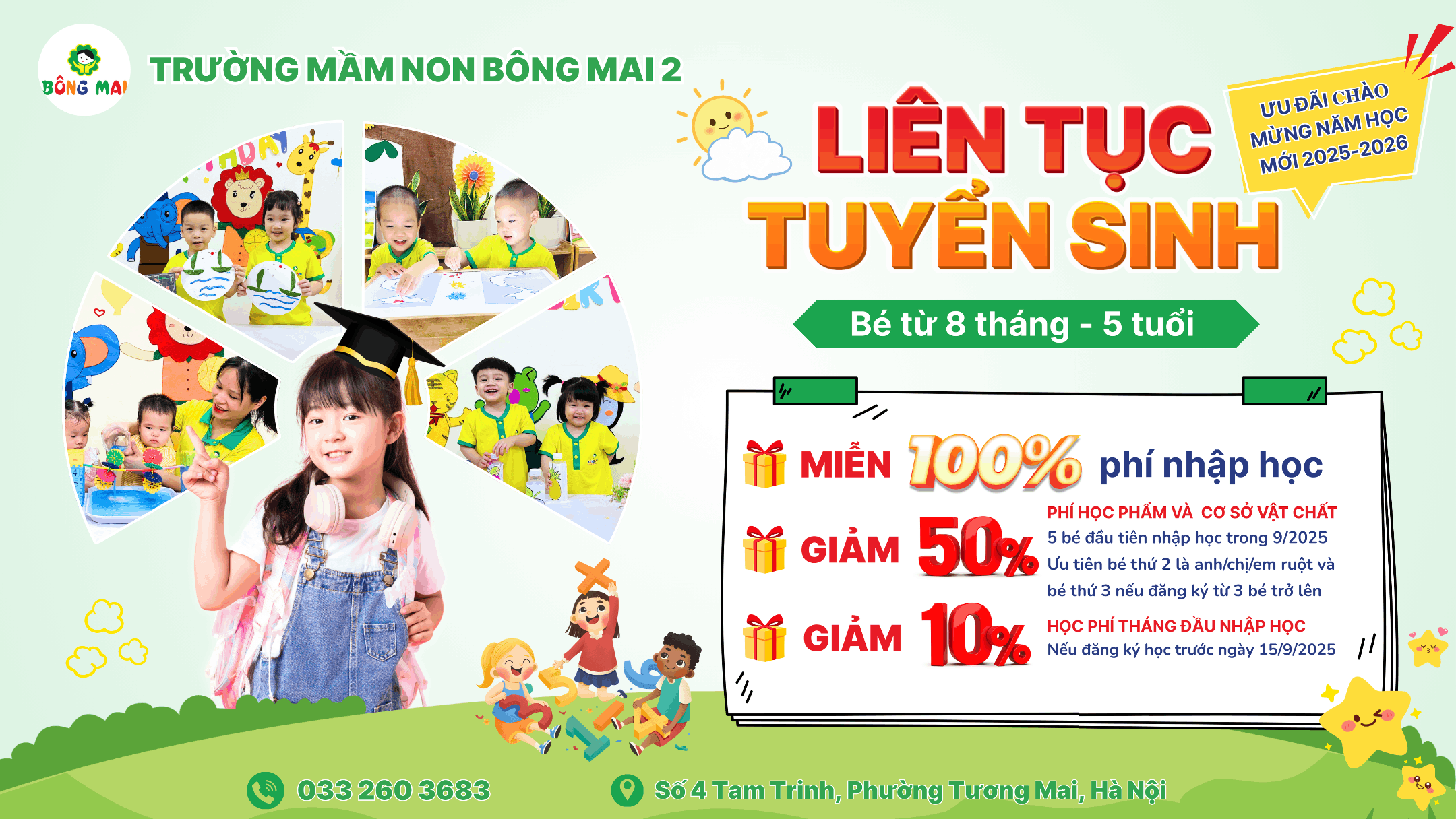 Mầm Non Bông Mai 2 - Tam Trinh