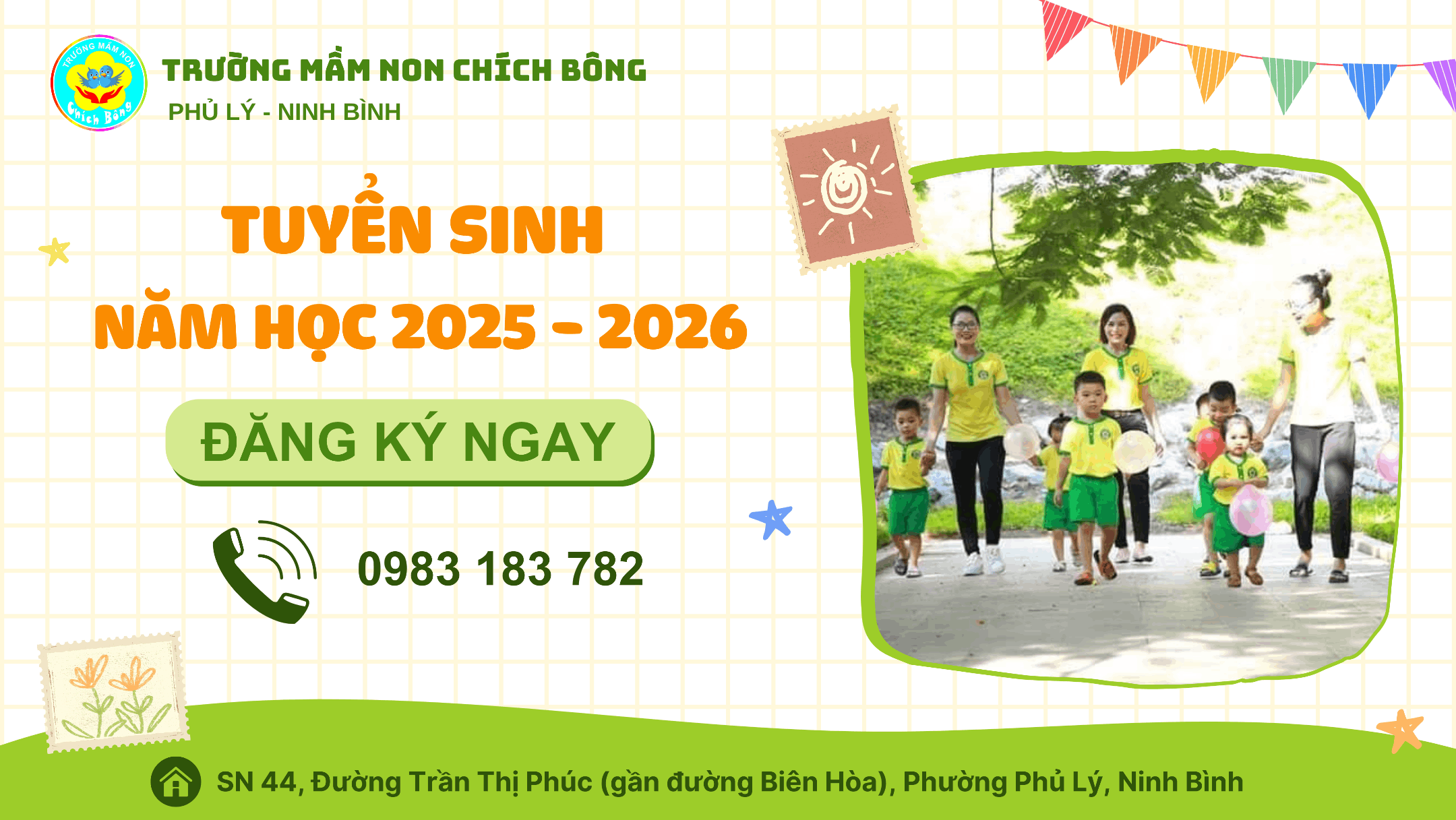 Trường Mầm Non Chích Bông - Minh Khai, Phủ Lý