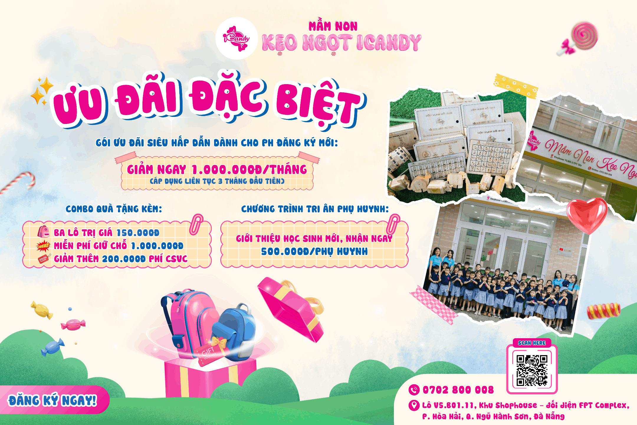 Trường Mầm Non Kẹo Ngọt (iCandy) - Khu Đô Thị FPT - Ngũ Hành Sơn