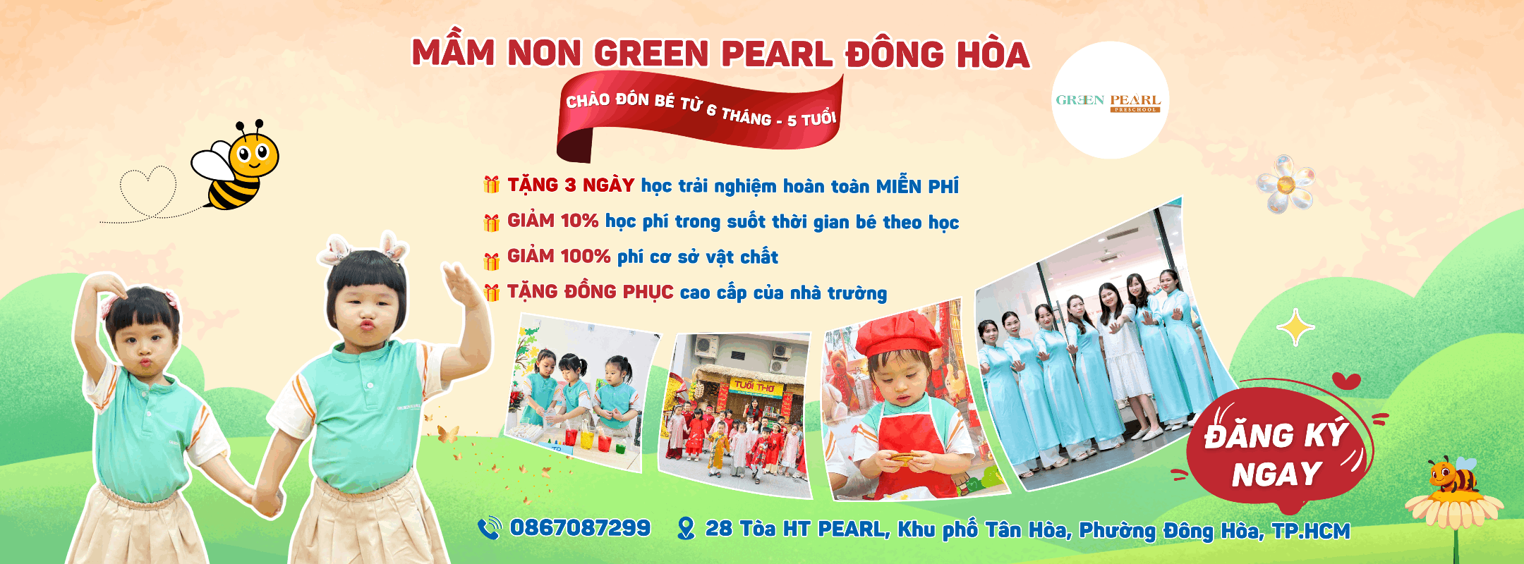 Trường Mầm Non Ngọc Châu Xanh (Green Pearl) - Phường Đông Hòa