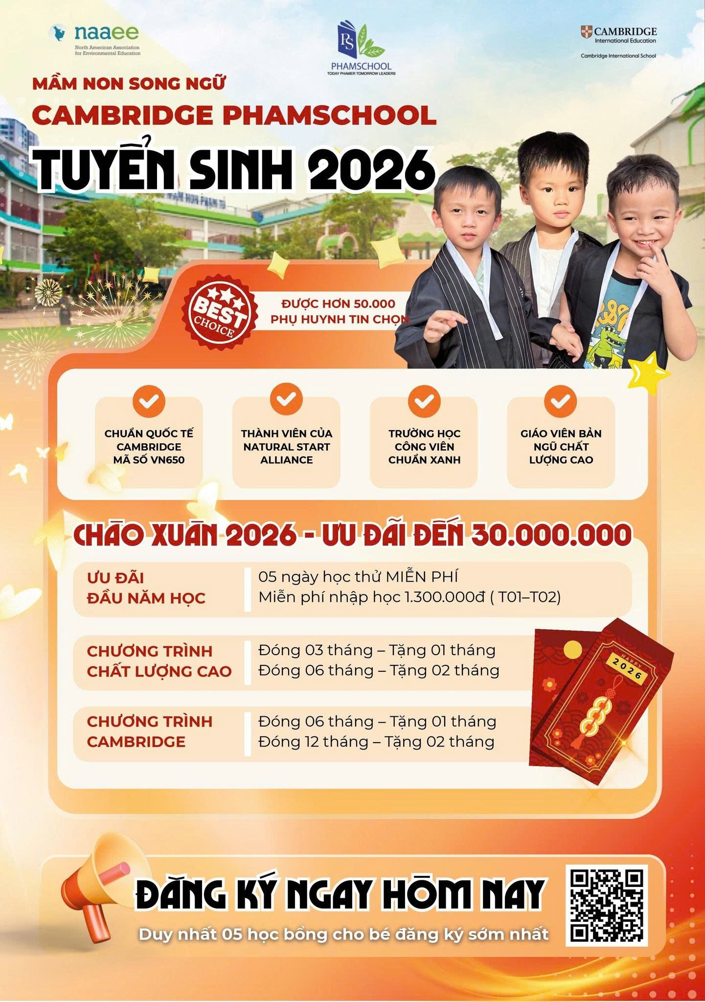 Trường Mầm Non Cambridge Phamschool - Yên Sở