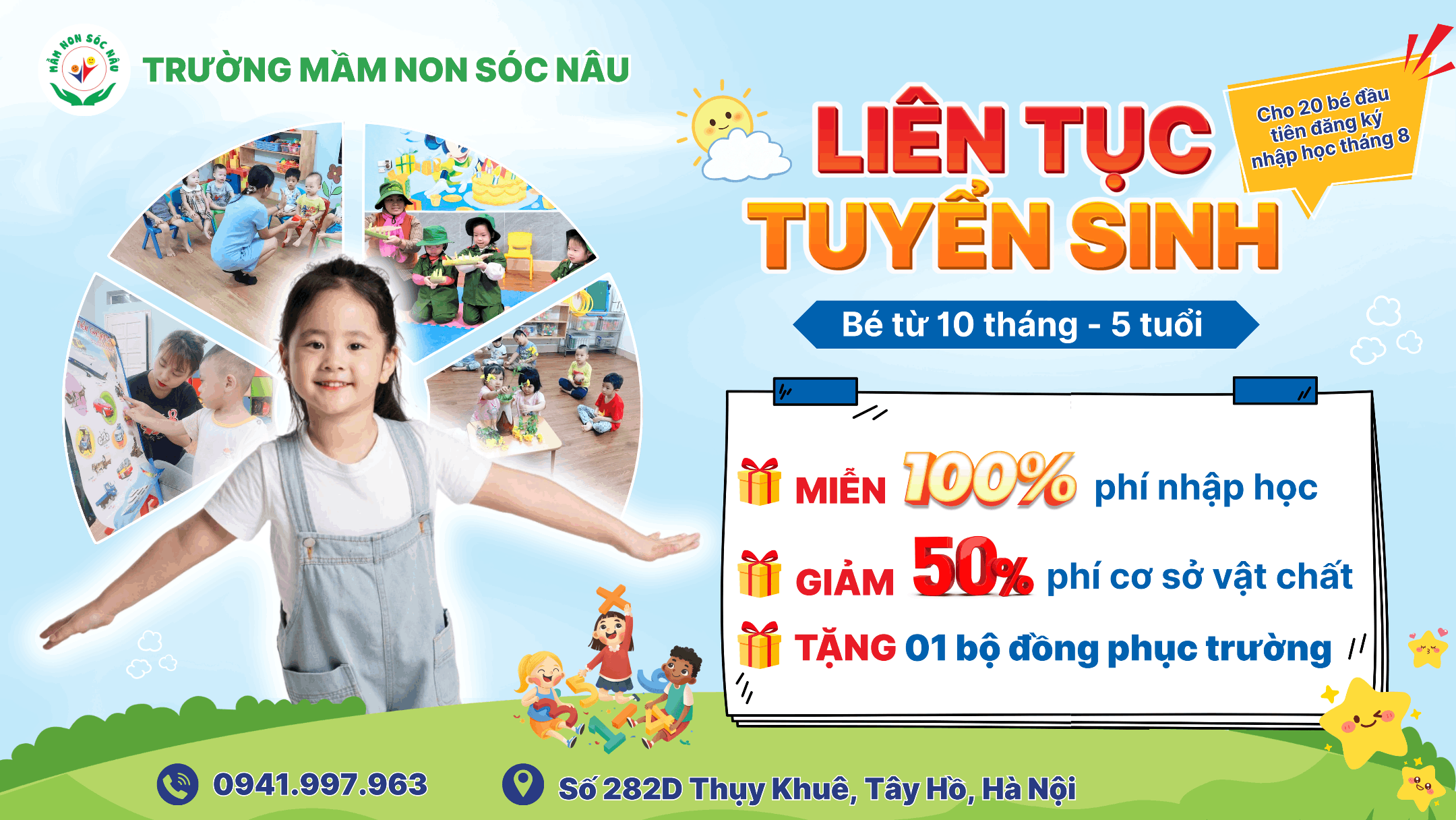 Trường Mầm non Sóc Nâu - Thụy Khuê