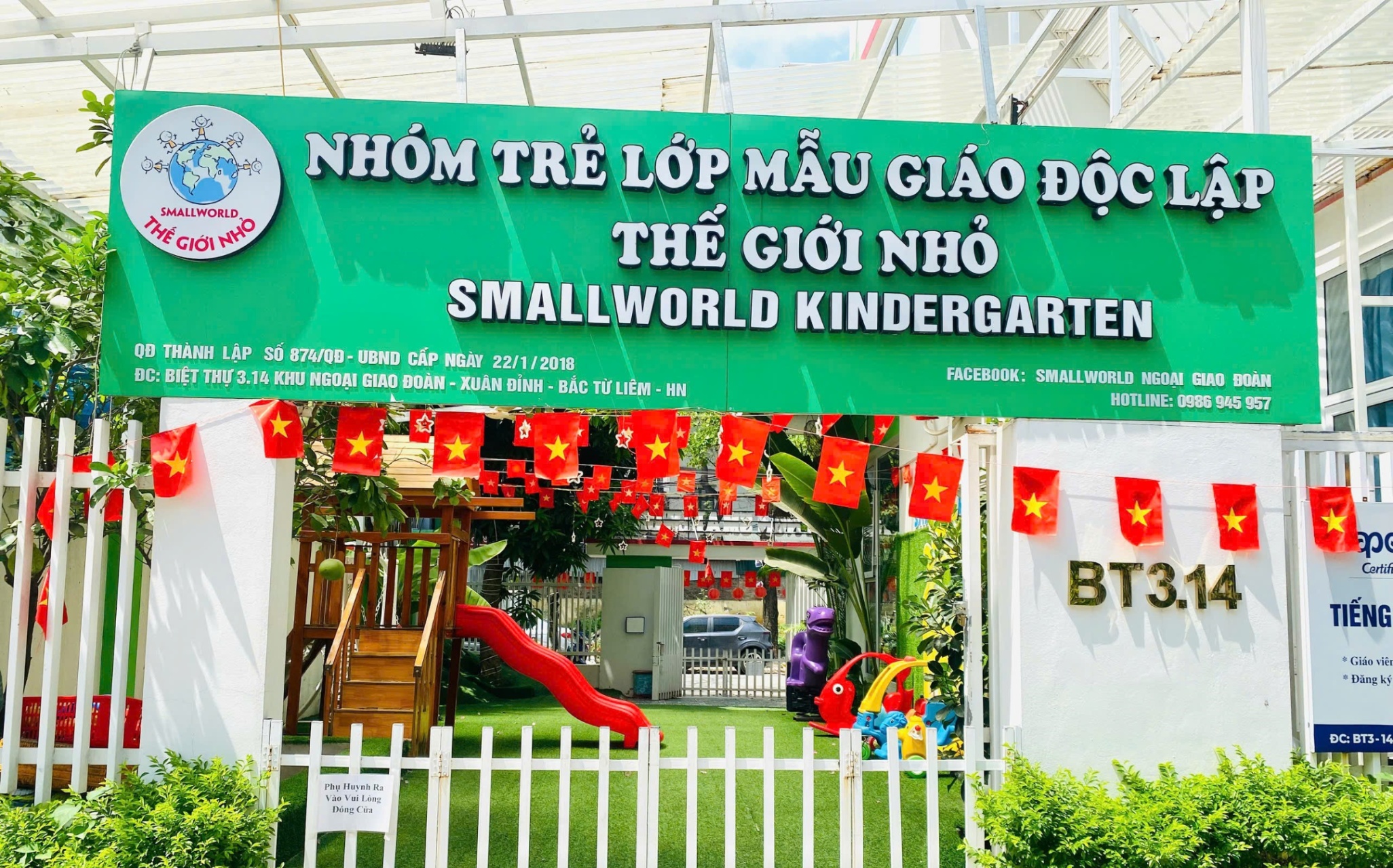 Trường mầm non Song ngữ Small World - Ngoại Giao Đoàn