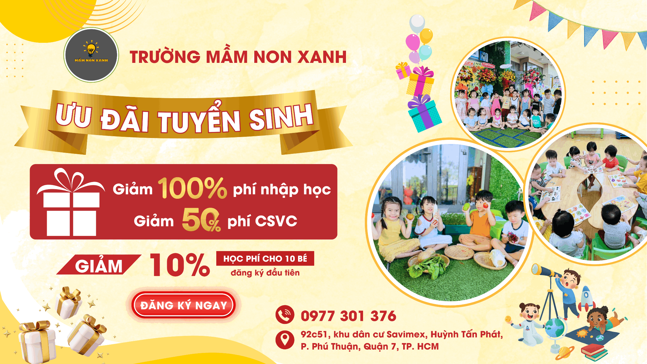 Trường Mầm Non Xanh - Phú Thuận