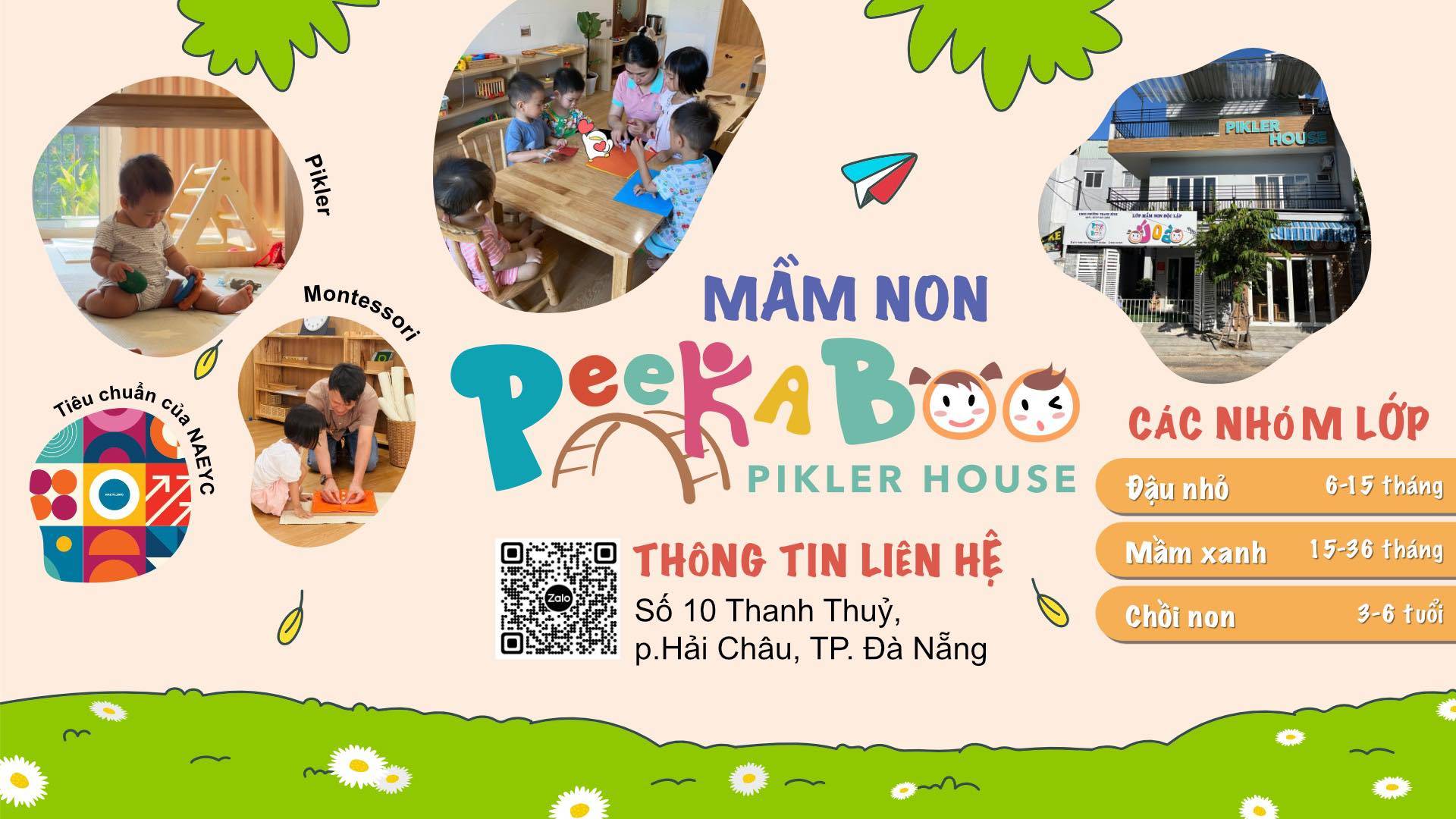 Trường Peekaboo Pikler House (Mầm Non Ú Òa) - Hải Châu