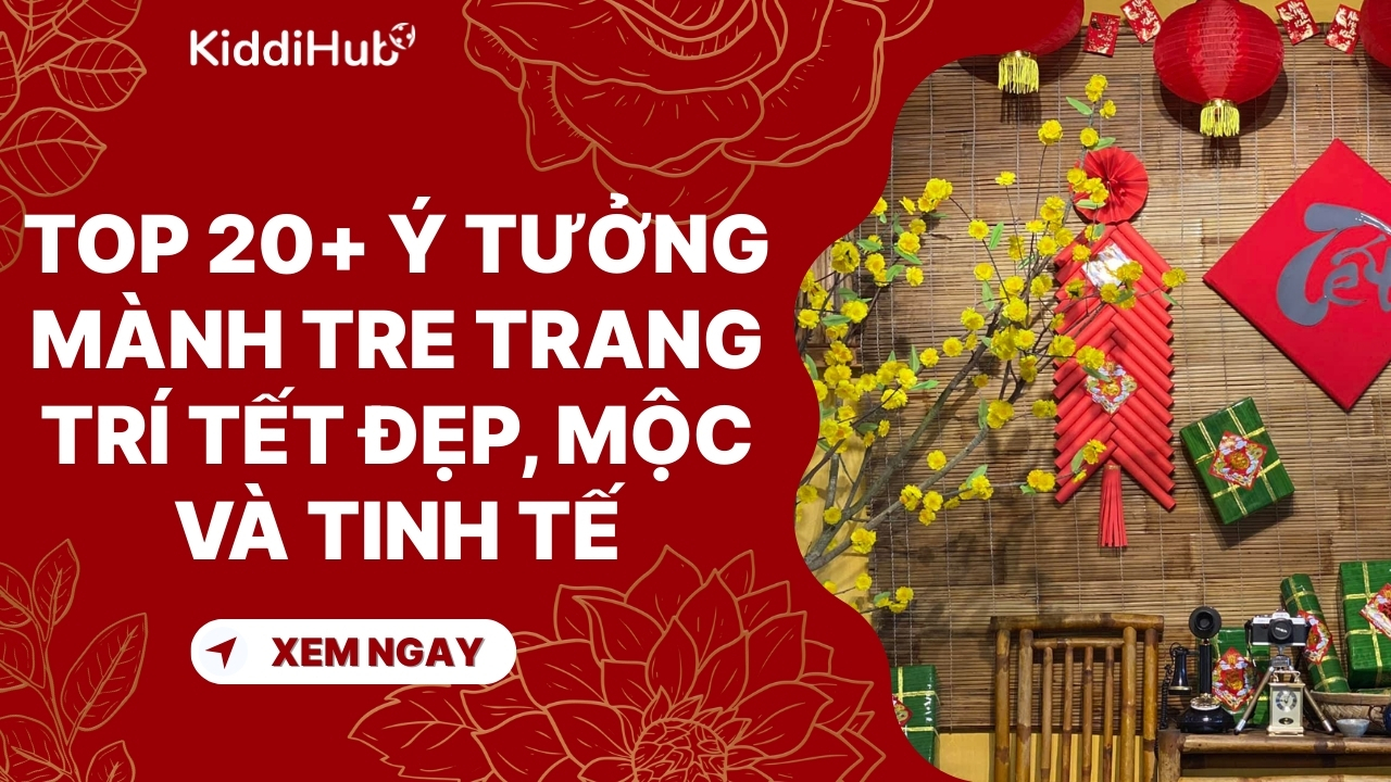 Top 20+ ý tưởng mành tre trang trí Tết đẹp và tinh tế