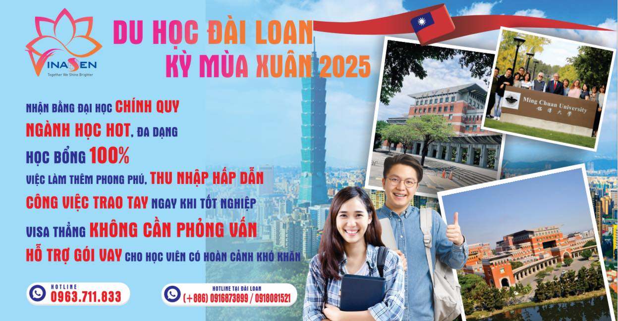 Trung tâm Vinasen - Học bổng và Du học Đài Loan - Nam Từ Liêm