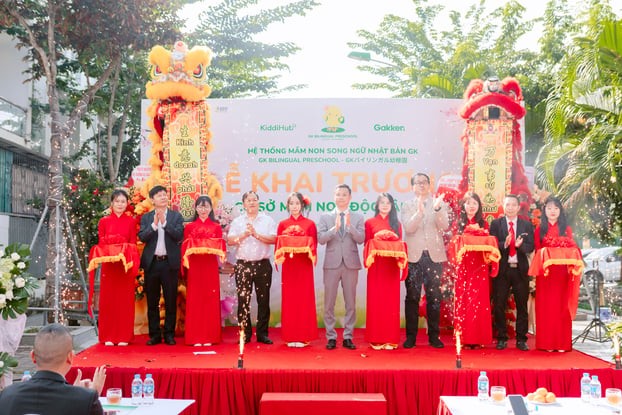 Vụ trưởng Vụ Giáo dục Mầm non tham dự lễ khai trương GK Bilingual Preschool