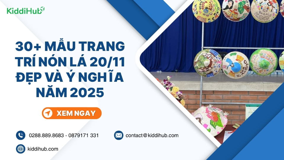 30+ Mẫu trang trí nón lá 20/11 đẹp và ý nghĩa năm 2025