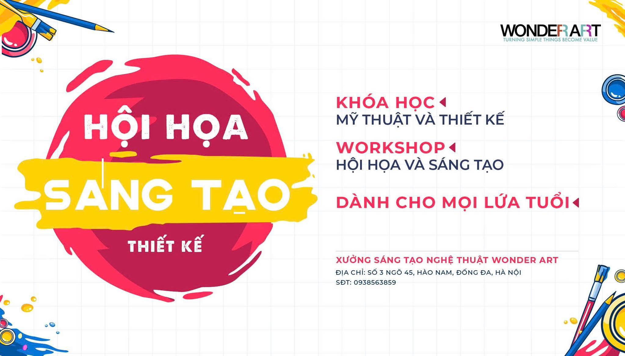 Xưởng sáng tạo nghệ thuật WonderArt - Đống Đa