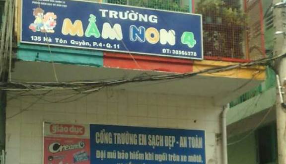 Trường mầm non 4 - Hà Tôn Quyền