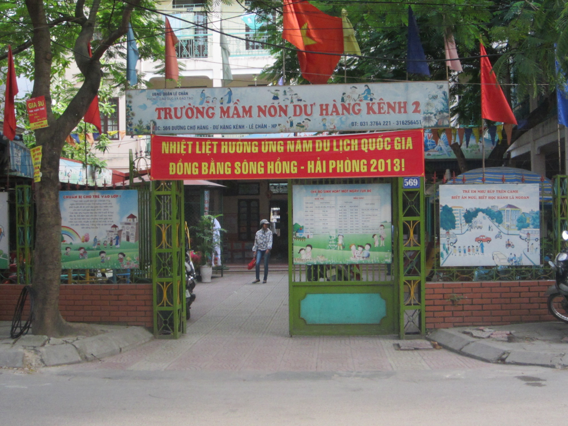  Trường mầm non Dư Hàng Kênh 2 - Chợ Hàng