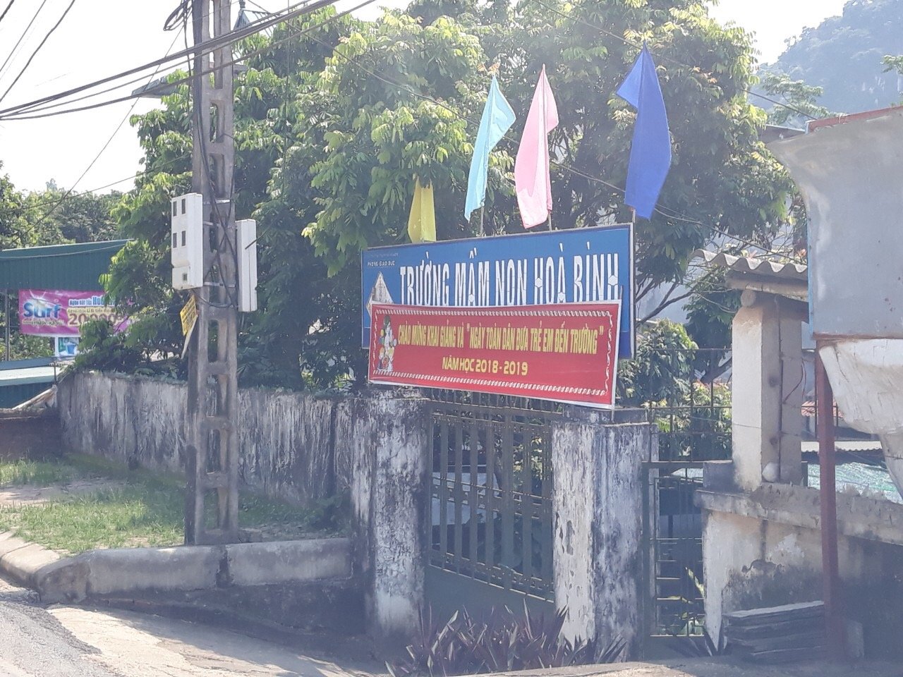 Trường mầm non Hoà Bình - Xã Hoà Bình