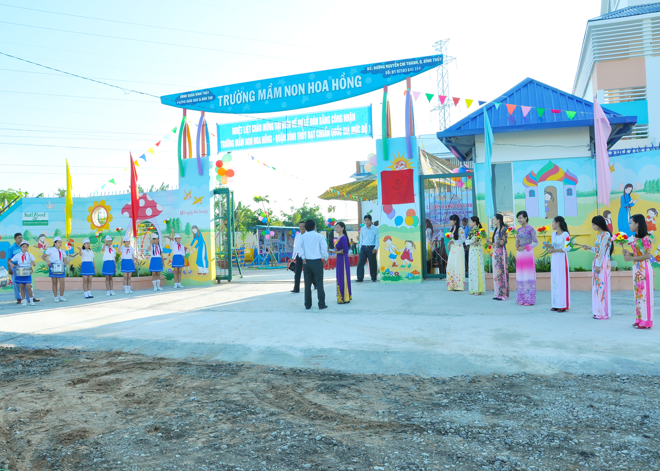 Trường mầm non Hoa Hồng - Trà Nóc