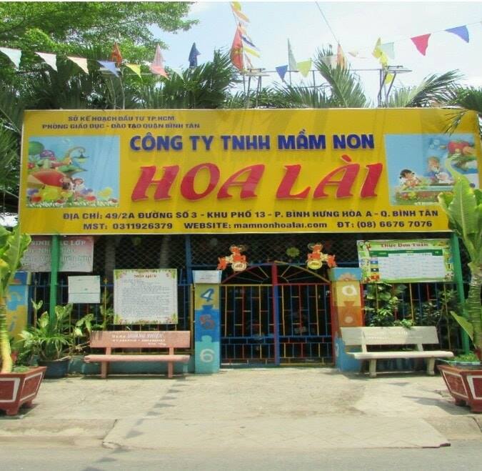 Trường mầm non Hoa Lài - Phường Bình Hưng Hòa A