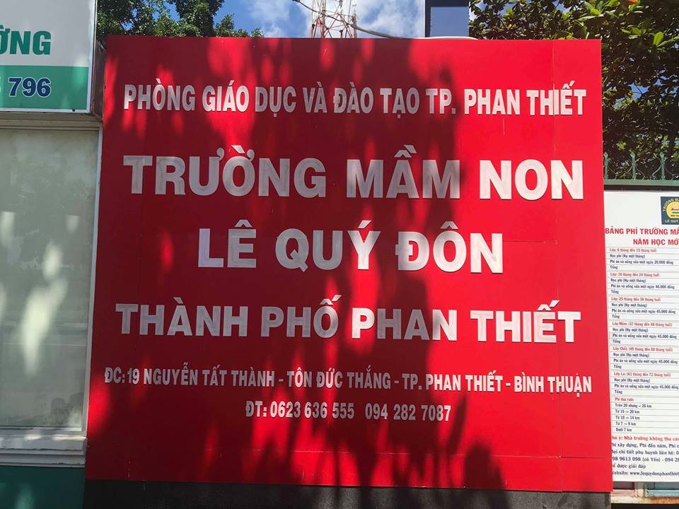 Trường mầm non Lê Quý Đôn - Tôn Đức Thắng