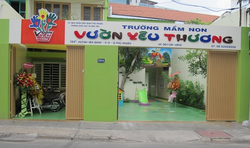 Trường mầm non Vườn Yêu Thương - Phường 12